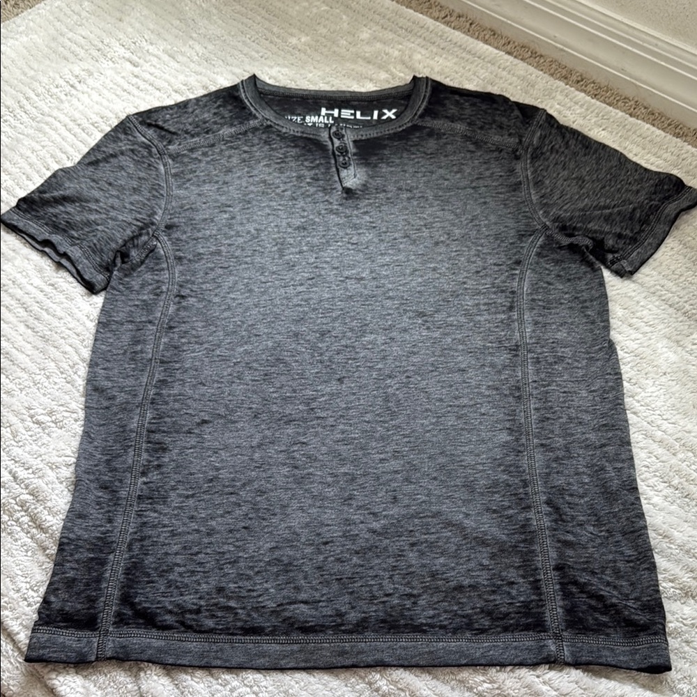 Helix Gray Short Sleeve Tee Classic Design